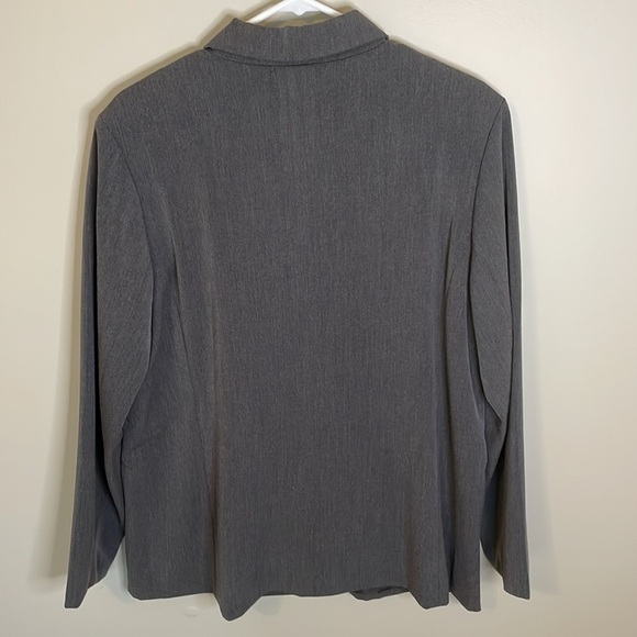 Women’s Vintage Dialogue Gray Blazer/ Jacket 16 NWT - Picture 5 of 10